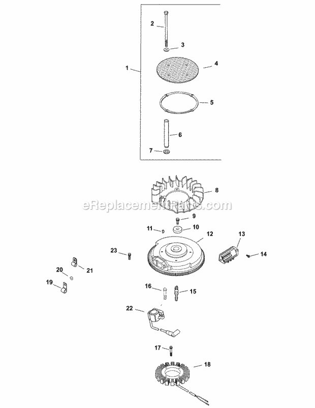 Kohler Cv750-0028 Ignition & Electrical Diagram and Parts List for M60-KH 53AH8CT6050 Cub Cadet Sprayer
